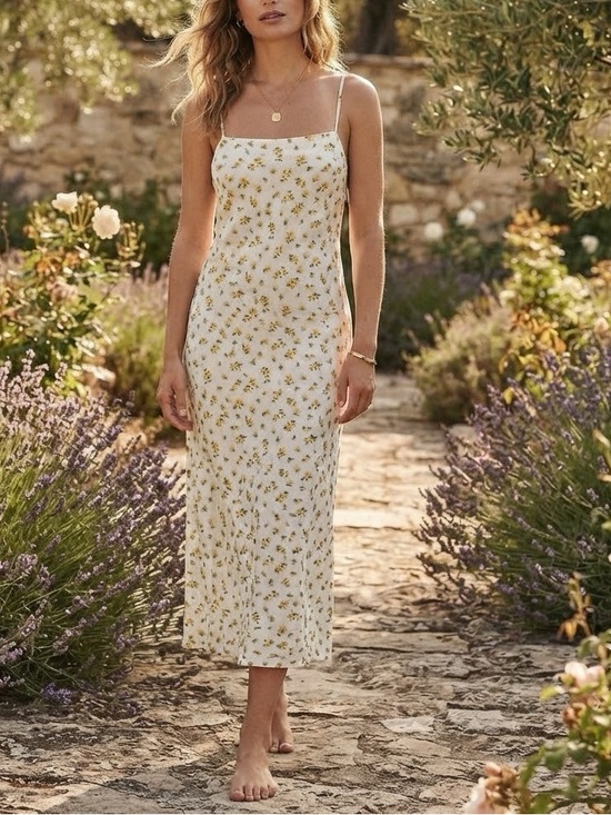 J. Crew Dresses & Skirts - J. Crew White Maxi Skirt with Yellow Floral Print